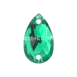 Капля - Sun-Shine - Emerald - 18*11 мм