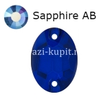 Овал - Sun-shine - Sapphire AB - 24*17 мм