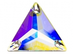 Треугольник (Люкс) - Sun-shine - Crystal AB - 12*12 мм 